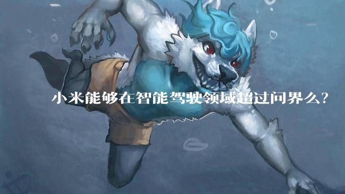 小米能够在智能驾驶领域超过问界么？