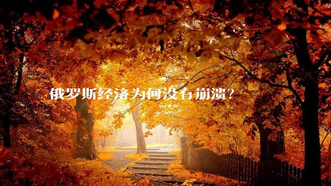 俄罗斯经济为何没有崩溃？