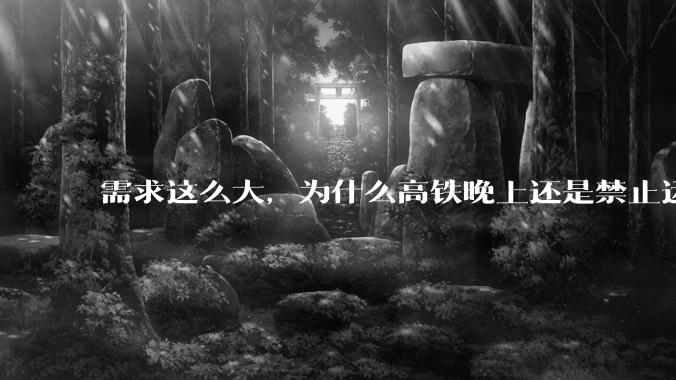 需求这么大，为什么高铁晚上还是禁止运行?